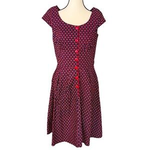 Retrolicious Midi Butterfly Dress